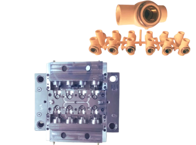 带黄铜嵌件的 CPVC 管件模具内螺纹三通