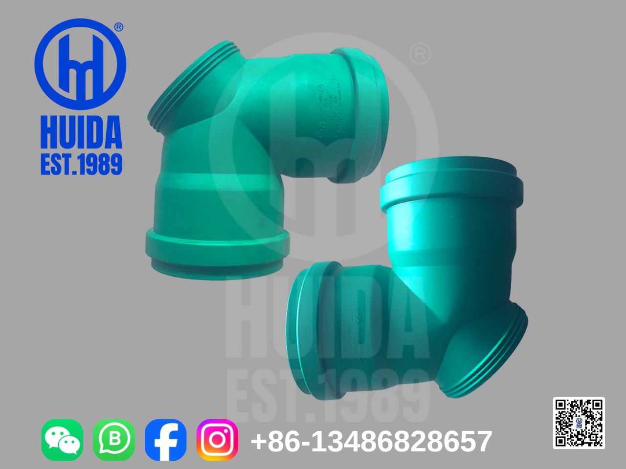 PP 可折叠弯头 90° 带检查门配件模具，