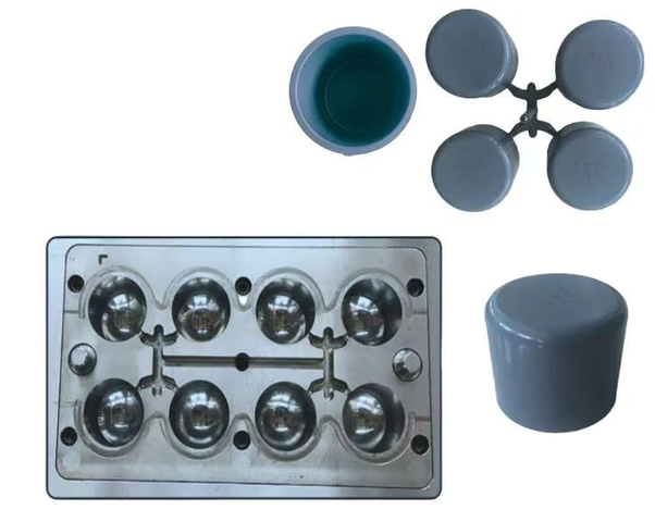 PP排水端盖管件模具