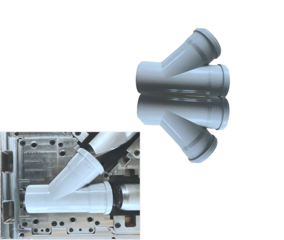 PP Y TEE 可折叠管件模具