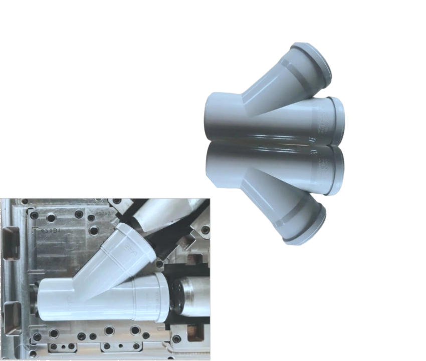 PP Y TEE 可折叠管件模具