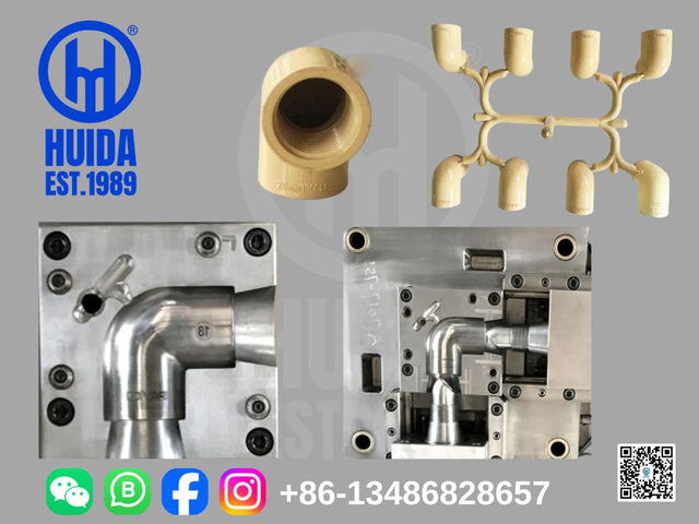 CPVC管件模具塑料内螺纹90°弯头