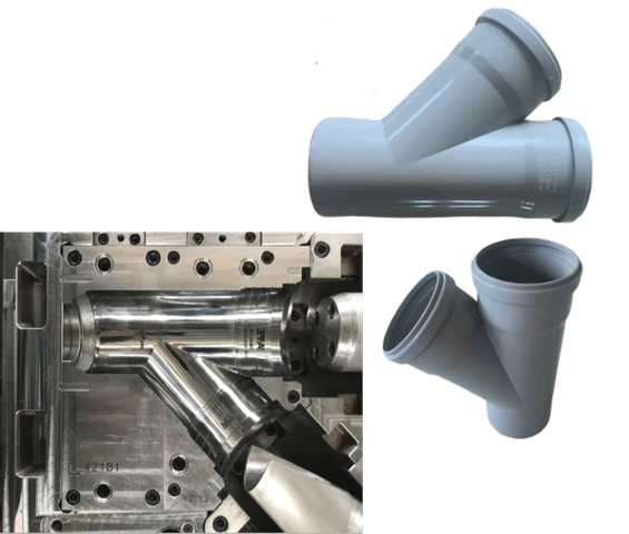 PP Y TEE 可折叠管件模具