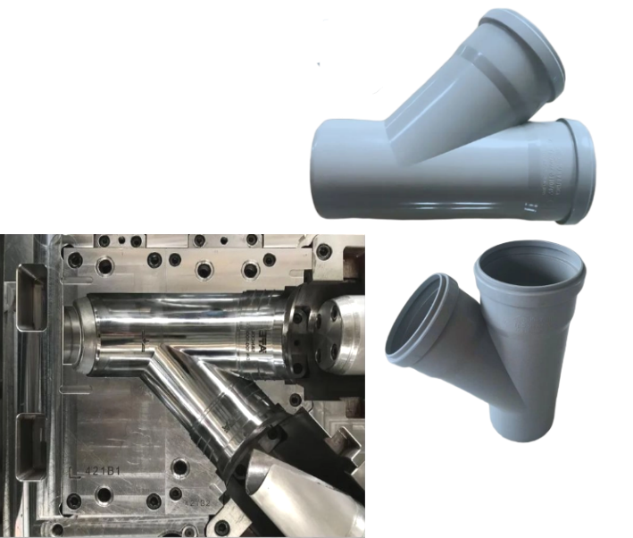 PP Y TEE 可折叠管件模具